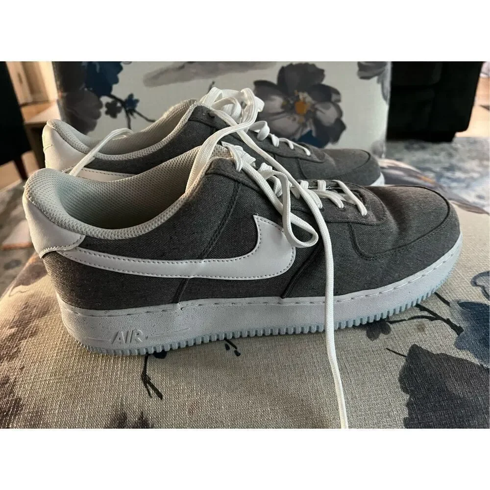 Nike Air Force 1 Low Recycled Canvas Men’s Size 13 Iron Grey CN0866-002